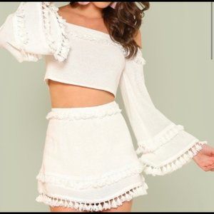 Skylar + Madison 2 piece tassel outfit